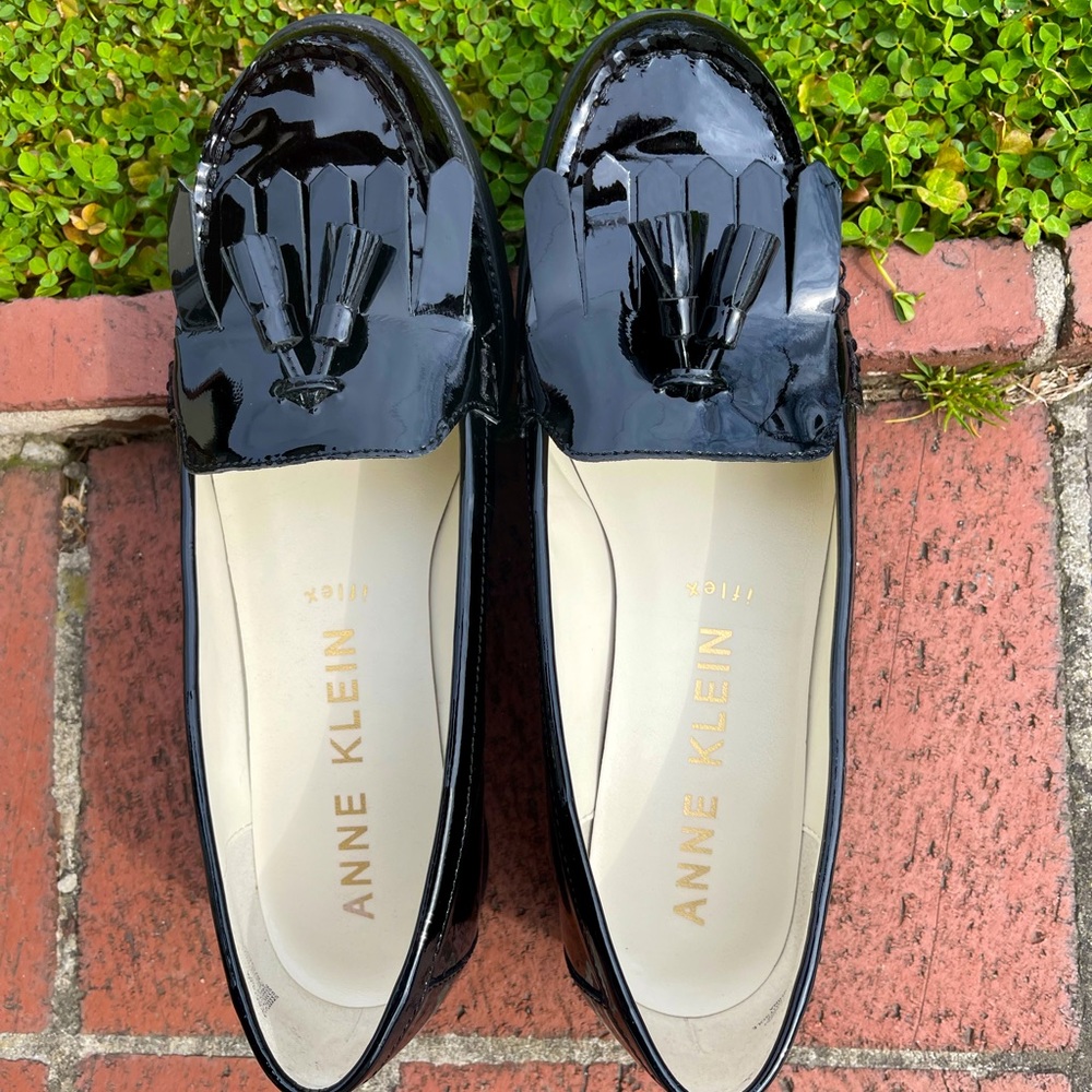 Anne Klein Patent Leather Iflex Loafer